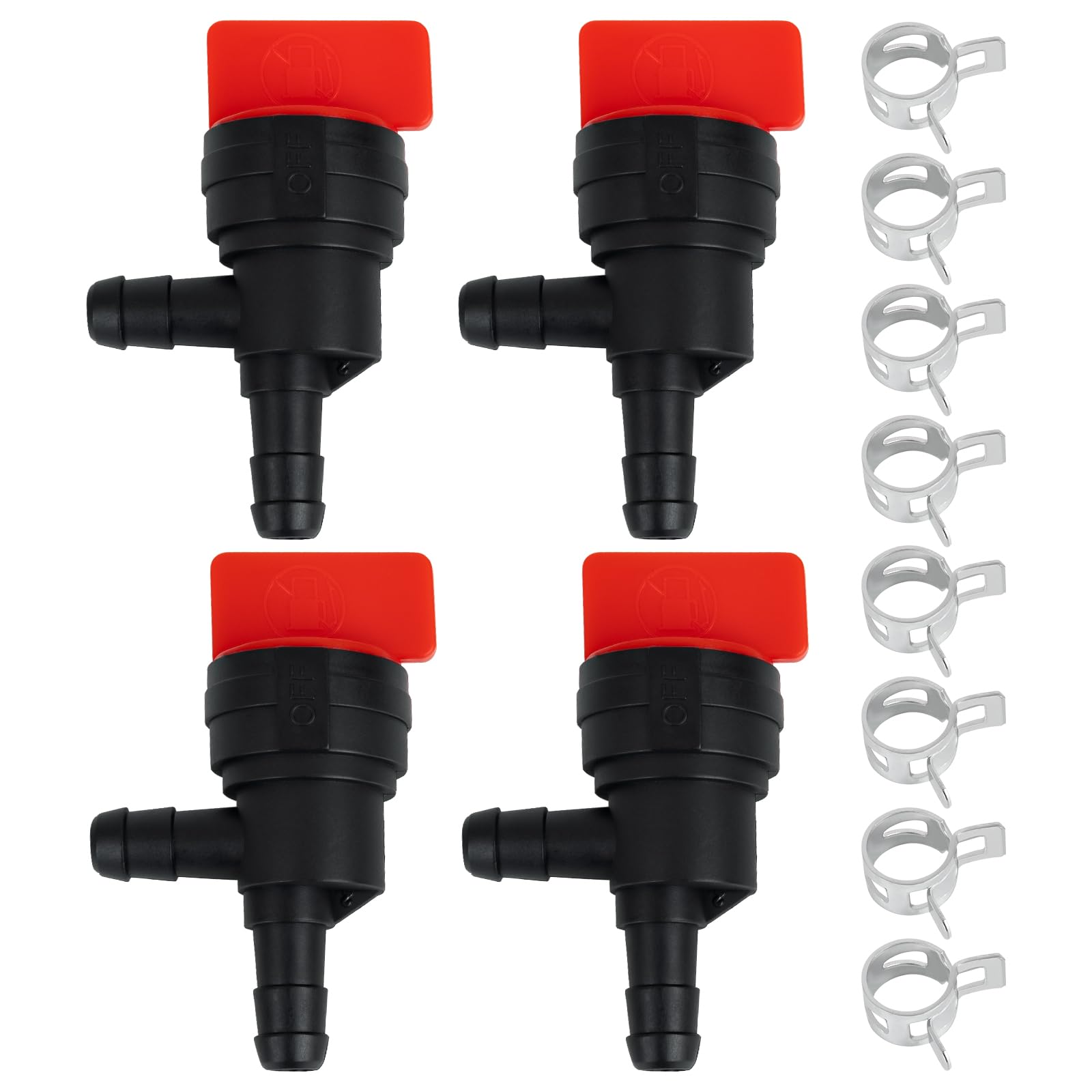 バイブON/OFF Amazon.com: 90 Degree Fuel Shut off Valve, 1/4